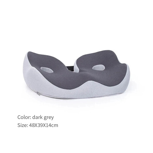 Memory Foam Seat Cushion U-Shaped Office Chair Pad Tailbone Pain Relief Support