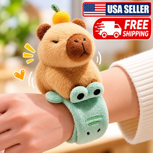 Cute Bear Plush Slap Bracelet Wrap Wristband Soft Animal Toy Gift Christmas 🎁