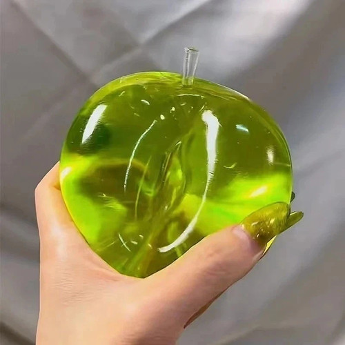 Green Apple Squishy Stress Ball Fidget Sensory Squeeze Toy Kids Adults Gift