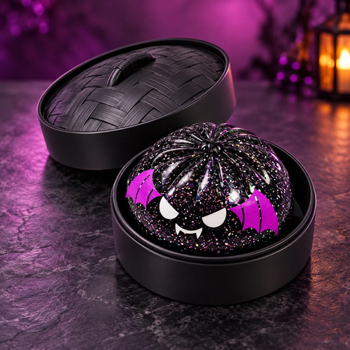 Halloween Ghost Dumpling Squishy Toy Slow Rise Fidget Stress Relief Steamer